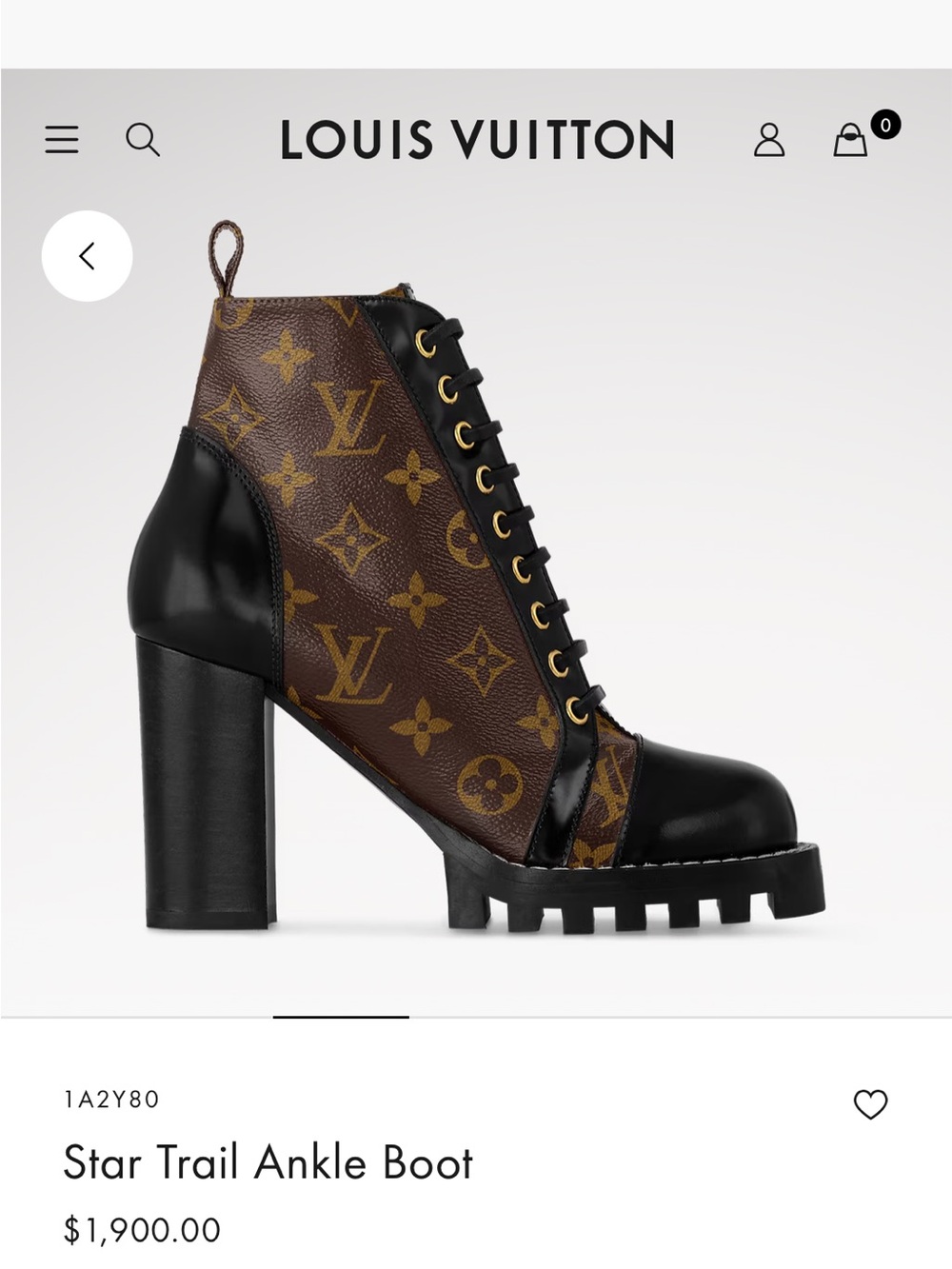 Louis Vuitton Star Trail Ankle Boot - Picture 9 of 11